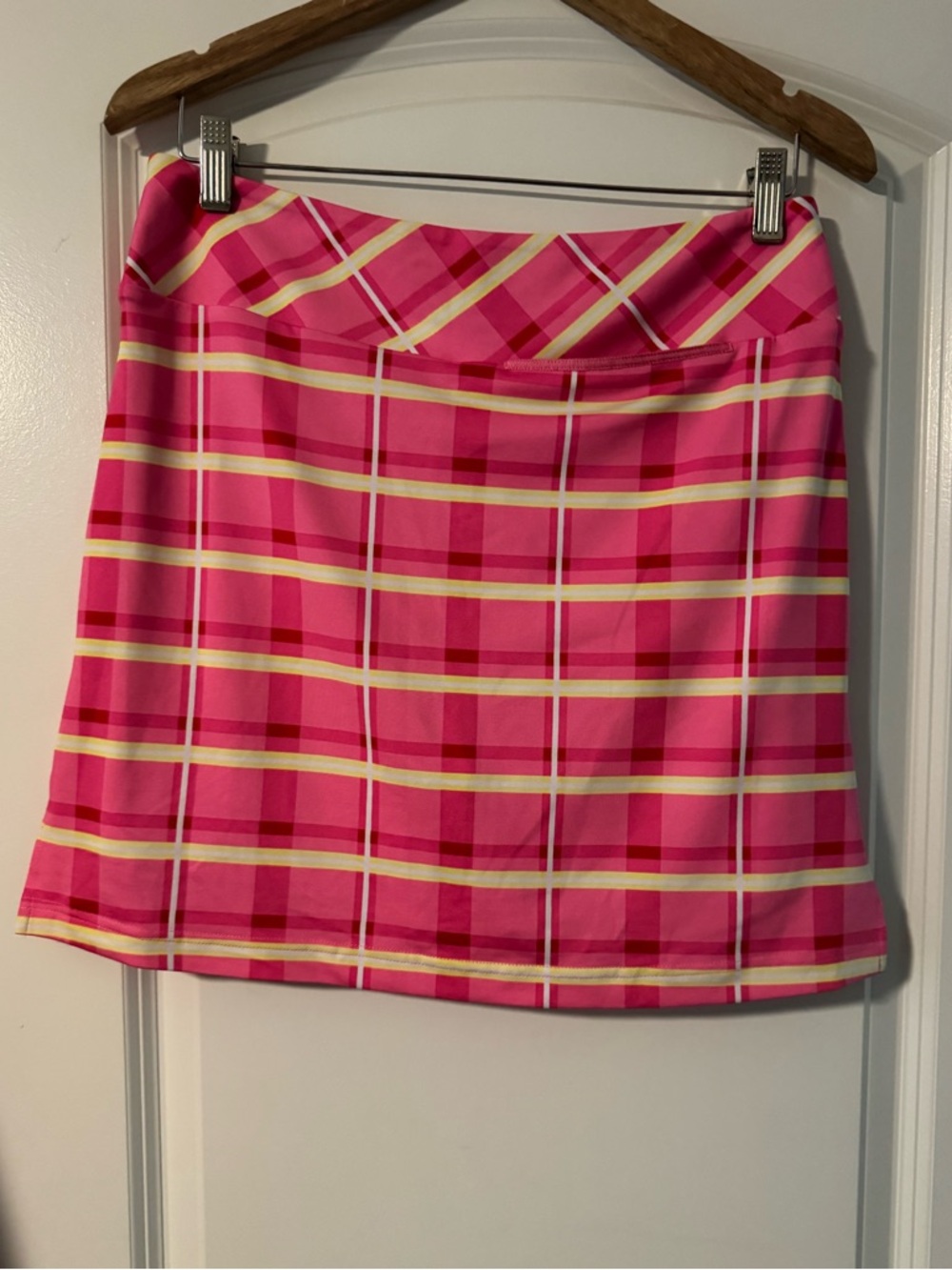 Golftini Pink Plaid Women's Golf Skirt